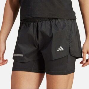 Adidas Ultimate 2 in 1 running shorts